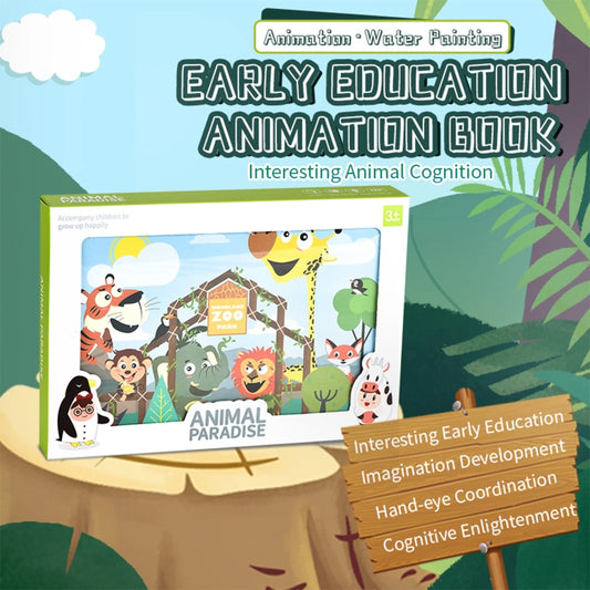 Libro para colorear con agua y con imágenes 3D