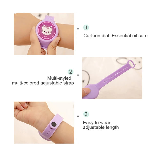 Pulsera repelente de mosquitos
