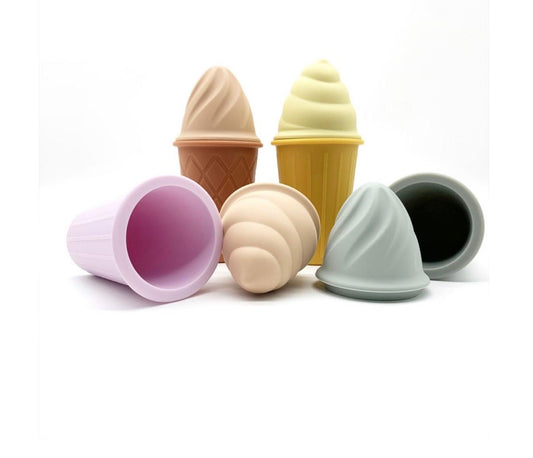 Set de helados x4 de silicona
