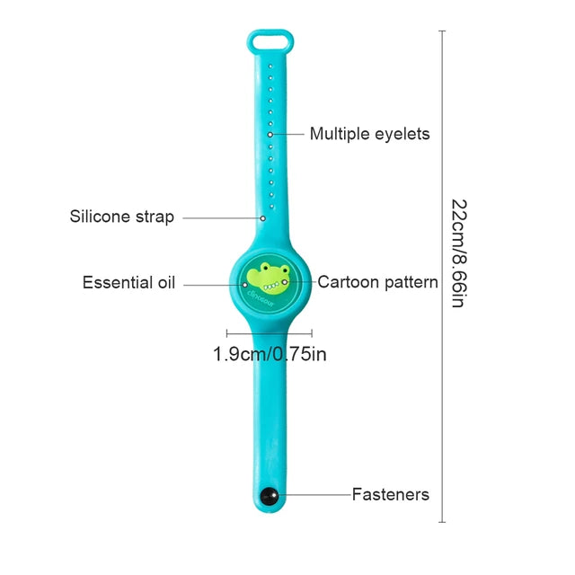 Pulsera repelente de mosquitos