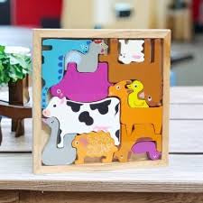 Puzzle encastrable 3D Surtido